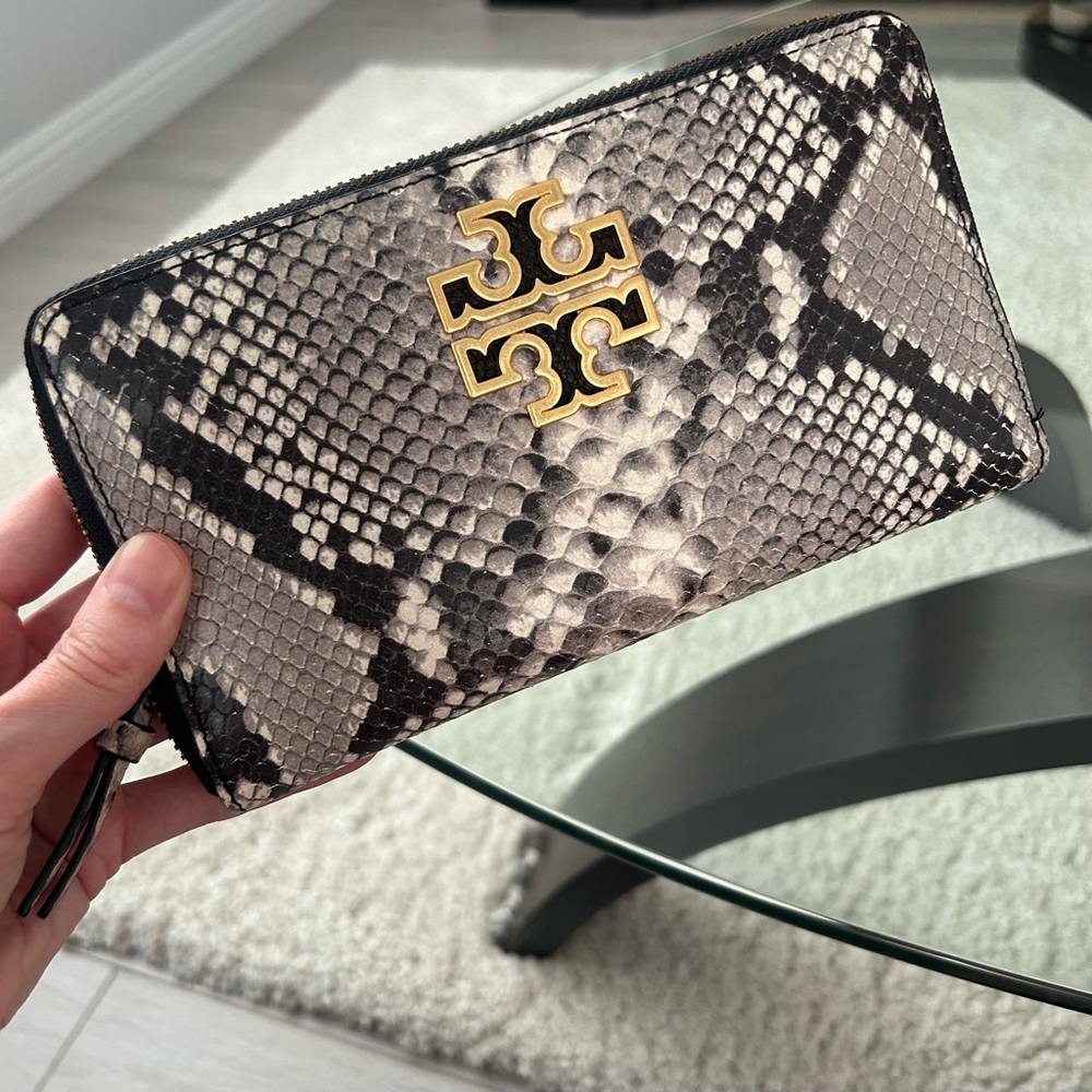 Tory Burch Snakeskin Wallet